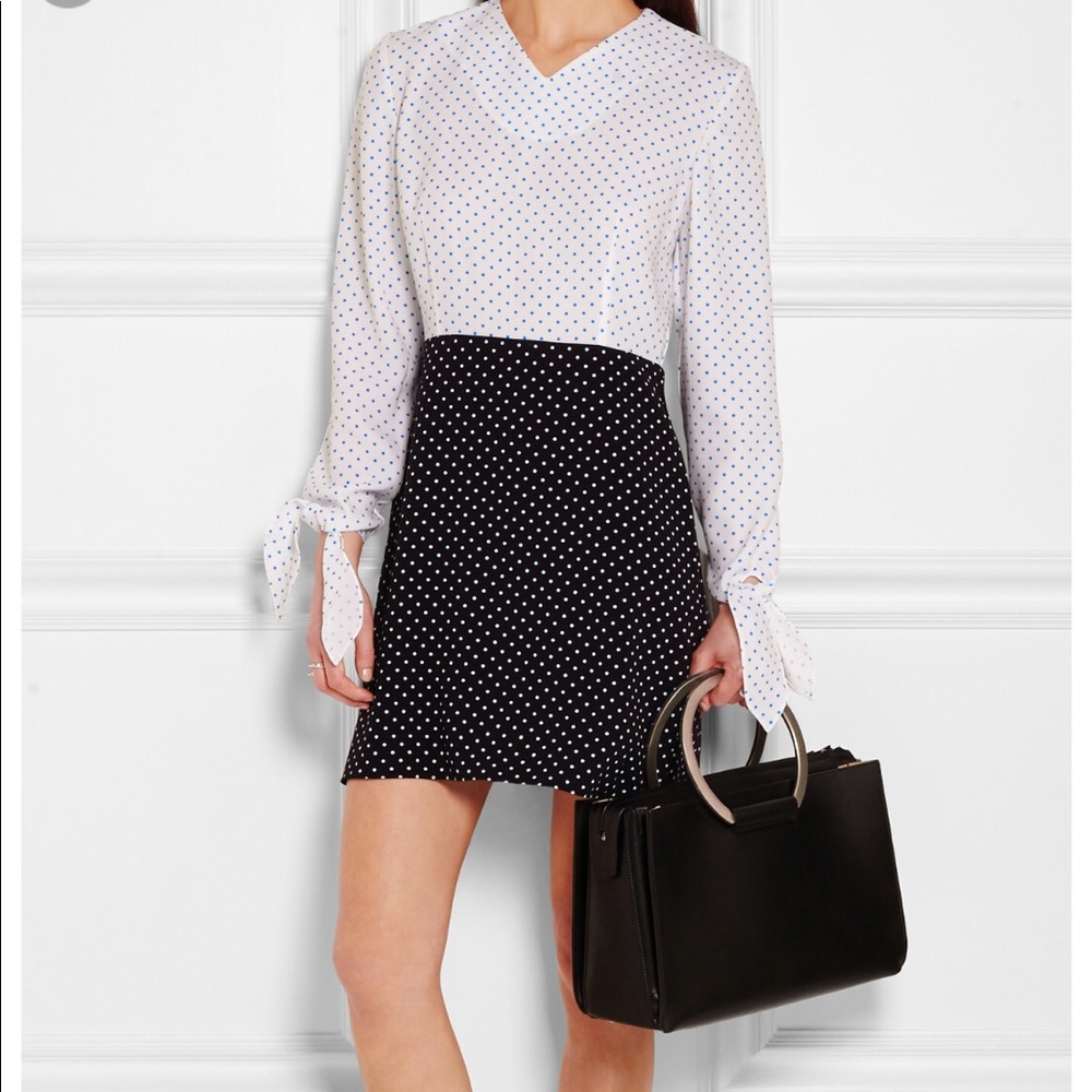 J.W. Anderson Polka Dot Mini Dress w/Knot Cuff